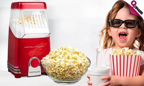 For QR179 Pop Till You Drop with a Nostalgia Hot Air Popcorn Maker! (QR200 Value)